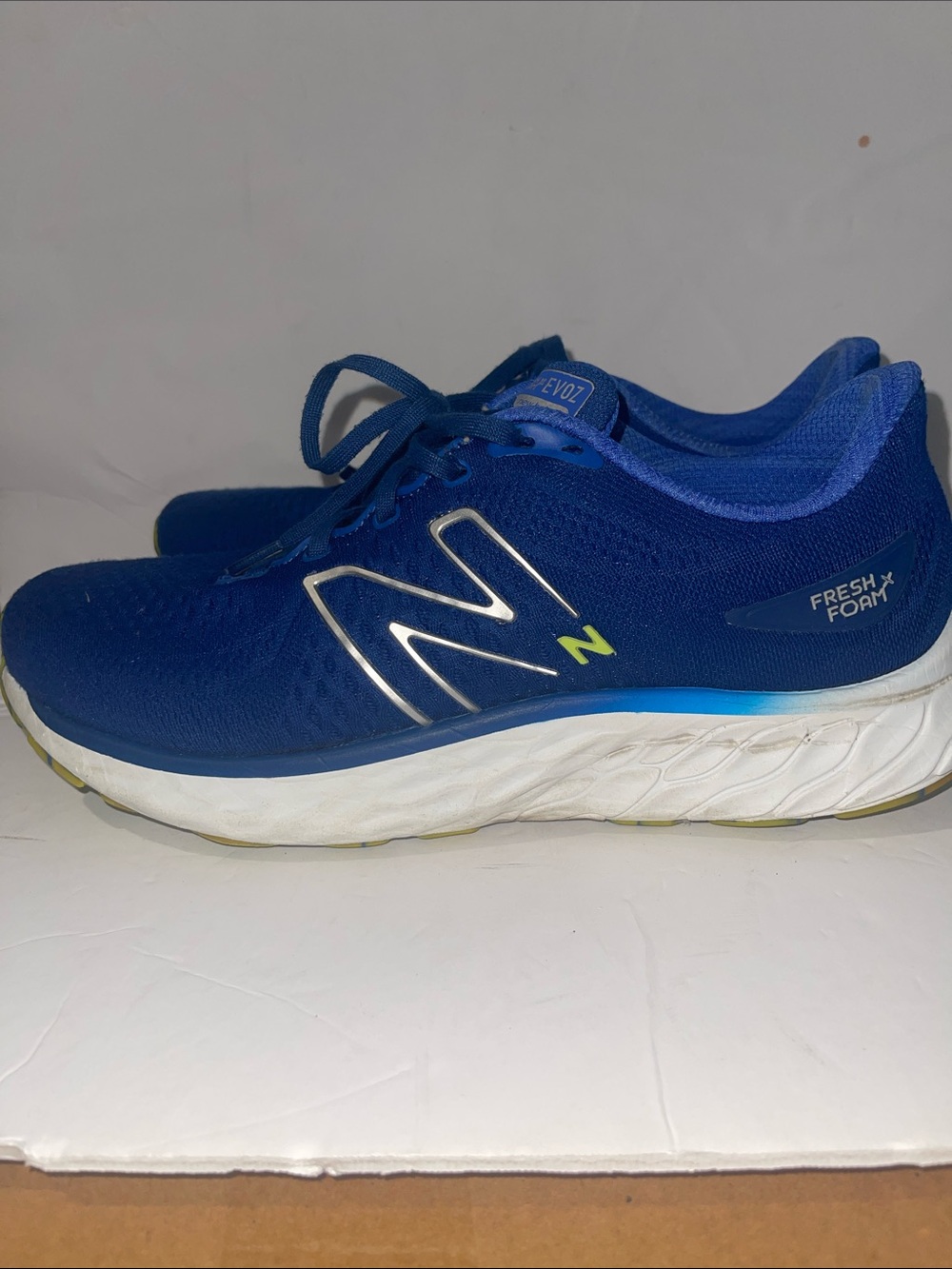 New Balance Blue Fresh Foam Running Shoes with White Midsole
